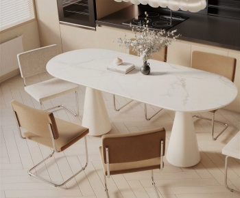 Modern Dining Table And Chairs-ID:563543089
