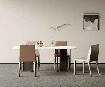 Modern Dining Table And Chairs-ID:608962063