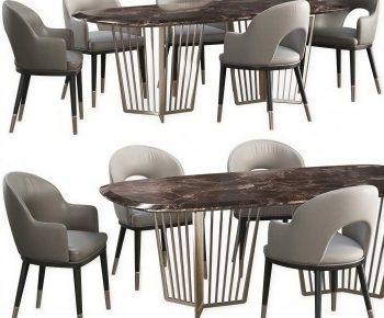 Modern Dining Table And Chairs-ID:870409971