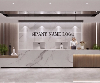 Modern Reception Desk-ID:303657059