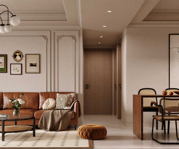 French Style A Living Room-ID:455043082