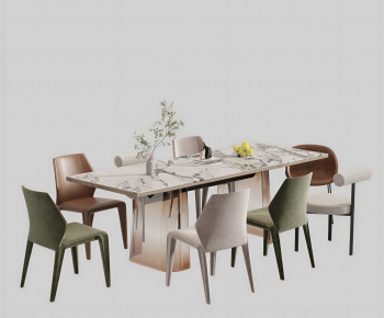 Modern Dining Table And Chairs-ID:912519933