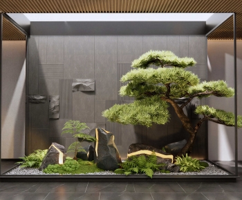 New Chinese Style Plant Landscaping-ID:683834087