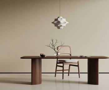 Modern Computer Desk And Chair-ID:370043997