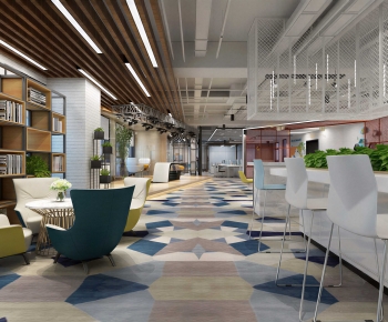 Nordic Style Office Rest Area-ID:293335919