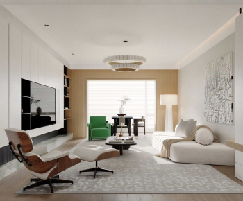 Modern A Living Room-ID:963635921