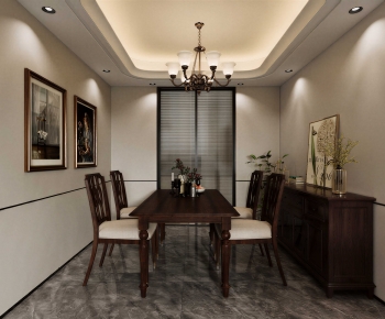 New Chinese Style Dining Room-ID:703958994