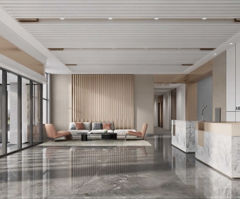 Modern Office Reception Desk-ID:160969028