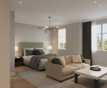 American Style Bedroom-ID:189426907