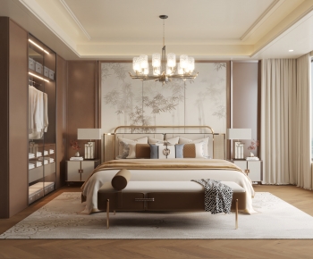 New Chinese Style Bedroom-ID:841108086
