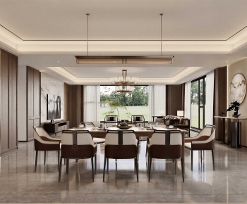 New Chinese Style Dining Room-ID:796734093