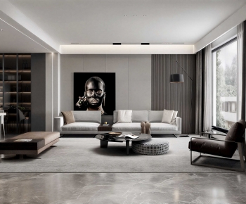 Modern A Living Room-ID:108690388