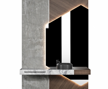 Modern Bathroom Cabinet-ID:596477996