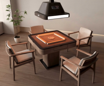 Modern Mahjong Tables And Chairs-ID:266329051