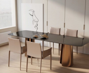 Modern Dining Table And Chairs-ID:300038109