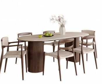 Nordic Style Dining Table And Chairs-ID:864876036