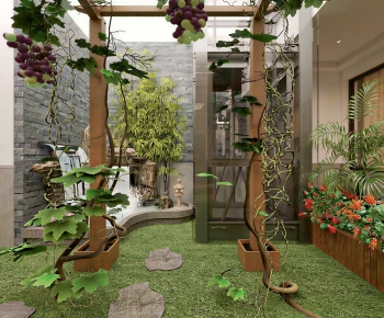 American Style Courtyard/landscape-ID:119091994