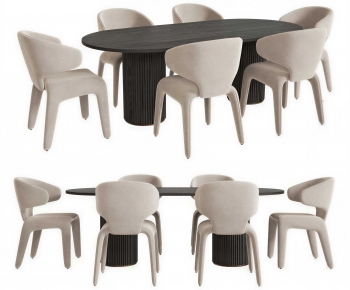 Modern Dining Table And Chairs-ID:177809958