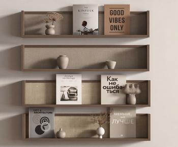 Wabi-sabi Style Bookshelf-ID:651586066