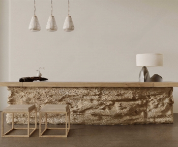 Wabi-sabi Style Reception Desk-ID:164047003