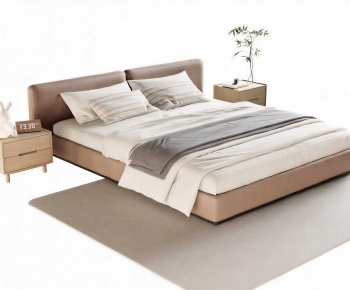 Modern Double Bed-ID:308479071