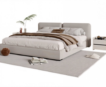 Modern Double Bed-ID:351211075