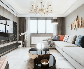 Modern A Living Room-ID:225939047