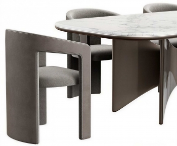 Modern Dining Table And Chairs-ID:683758973
