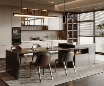 Modern Dining Room-ID:730473047