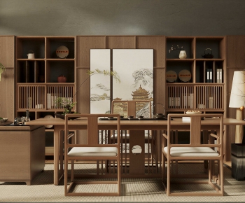 New Chinese Style Tea Tables And Chairs-ID:277703058