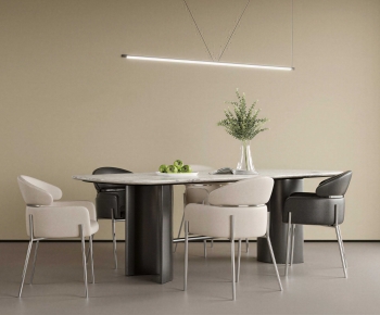 Modern Dining Table And Chairs-ID:361756096