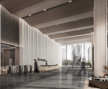 Modern Office Reception Desk-ID:369266039