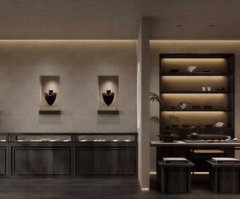 New Chinese Style Teahouse Tea House-ID:685444126