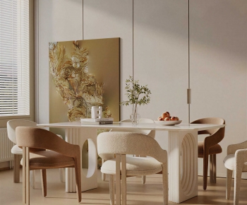 Modern Dining Table And Chairs-ID:620711095