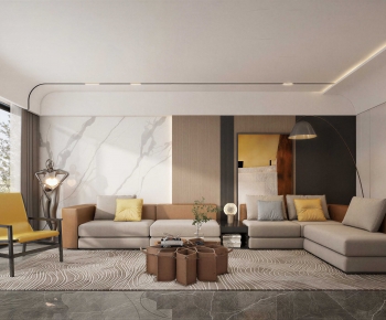 Modern A Living Room-ID:596869046
