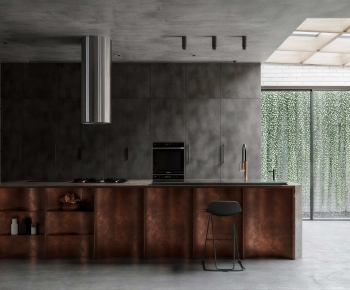 Industrial Style Dining Room-ID:197453026