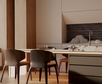 Modern Dining Table And Chairs-ID:634727954