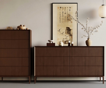 New Chinese Style Side Cabinet-ID:935353049