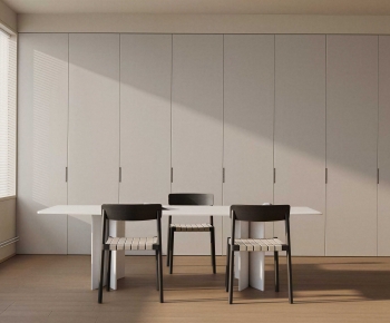 Modern Dining Table And Chairs-ID:865186932