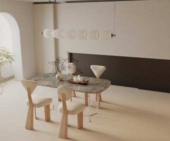 Modern Dining Table And Chairs-ID:615798957