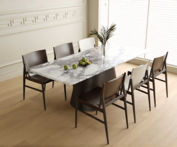 Modern Dining Table And Chairs-ID:709455975