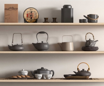 New Chinese Style Tea Set-ID:610891105