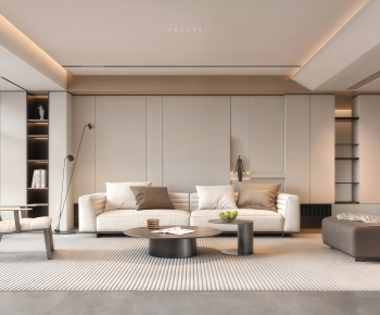 Modern A Living Room-ID:643670635