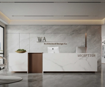Modern Office Reception Desk-ID:479519425