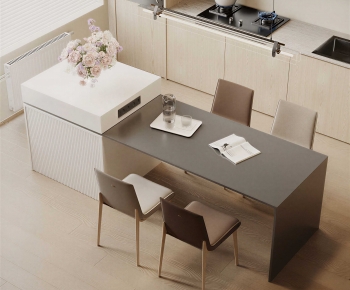 Modern Dining Table And Chairs-ID:671049121