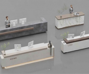 Modern Reception Desk-ID:288393972