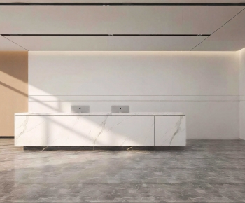 Modern Office Reception Desk-ID:923881059