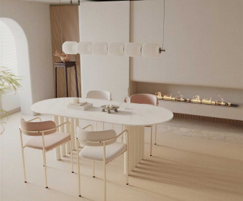 Modern Dining Table And Chairs-ID:356905948