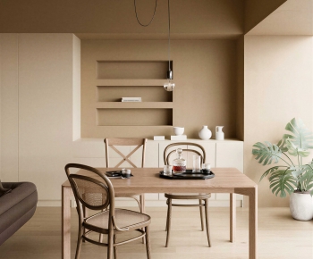 Wabi-sabi Style Dining Room-ID:637321003