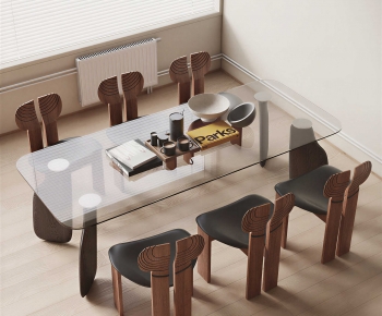 Modern Dining Table And Chairs-ID:701952939